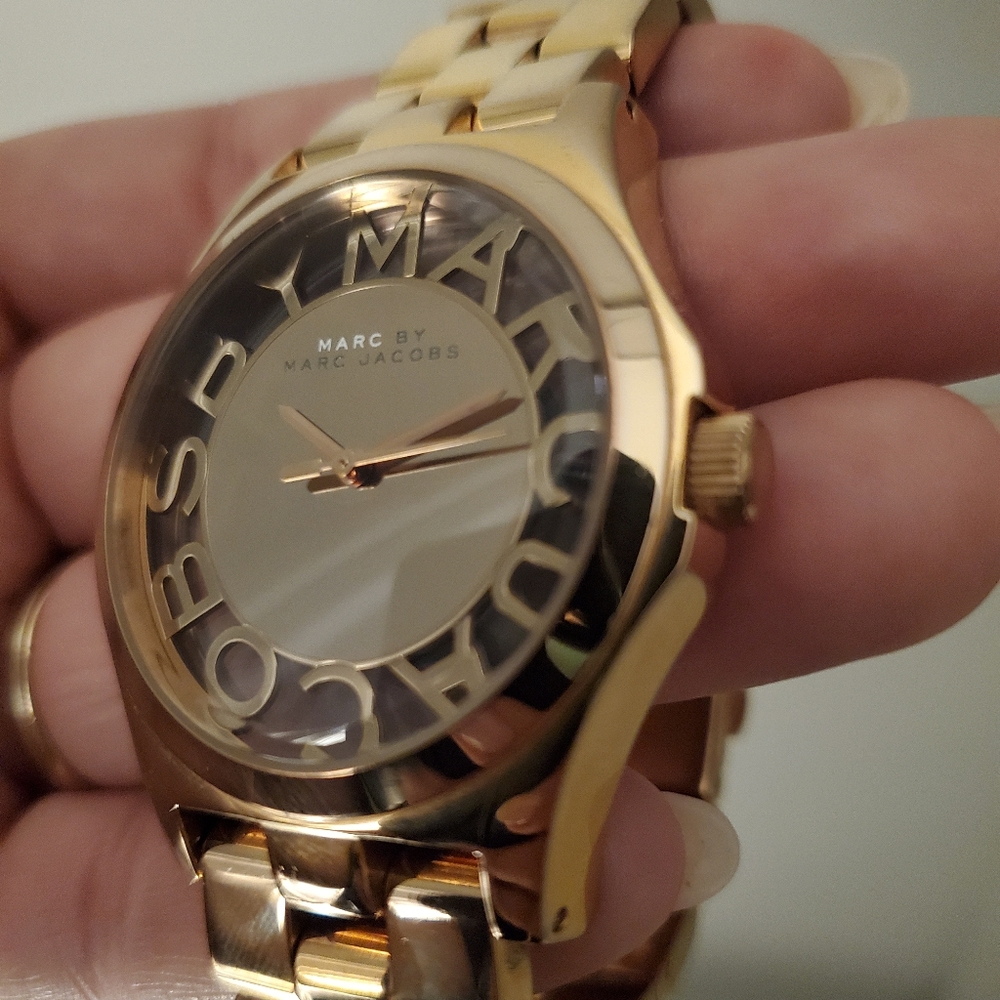 Marc Jacobs Henry Rose Gold tone watch